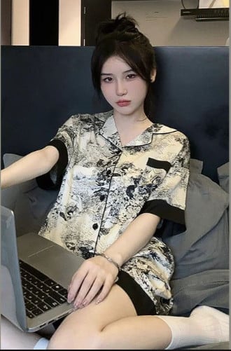 VERCHINI - Set bộ pijama thời trang nữ QANN042
