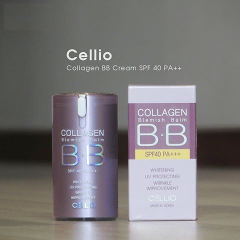 CELLIO - Kem nền BB Cream Cellio Collagen Blemish Baim 40ml