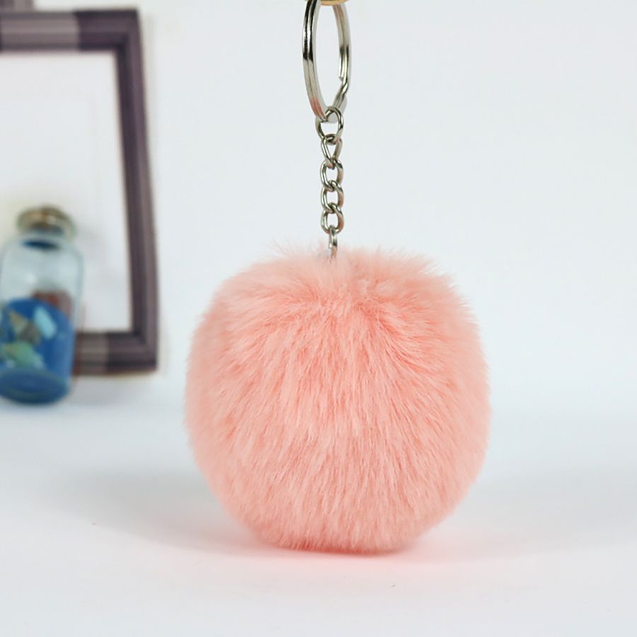 VERCHINI - Móc khóa cục bông mềm mại nhiều màu sắc