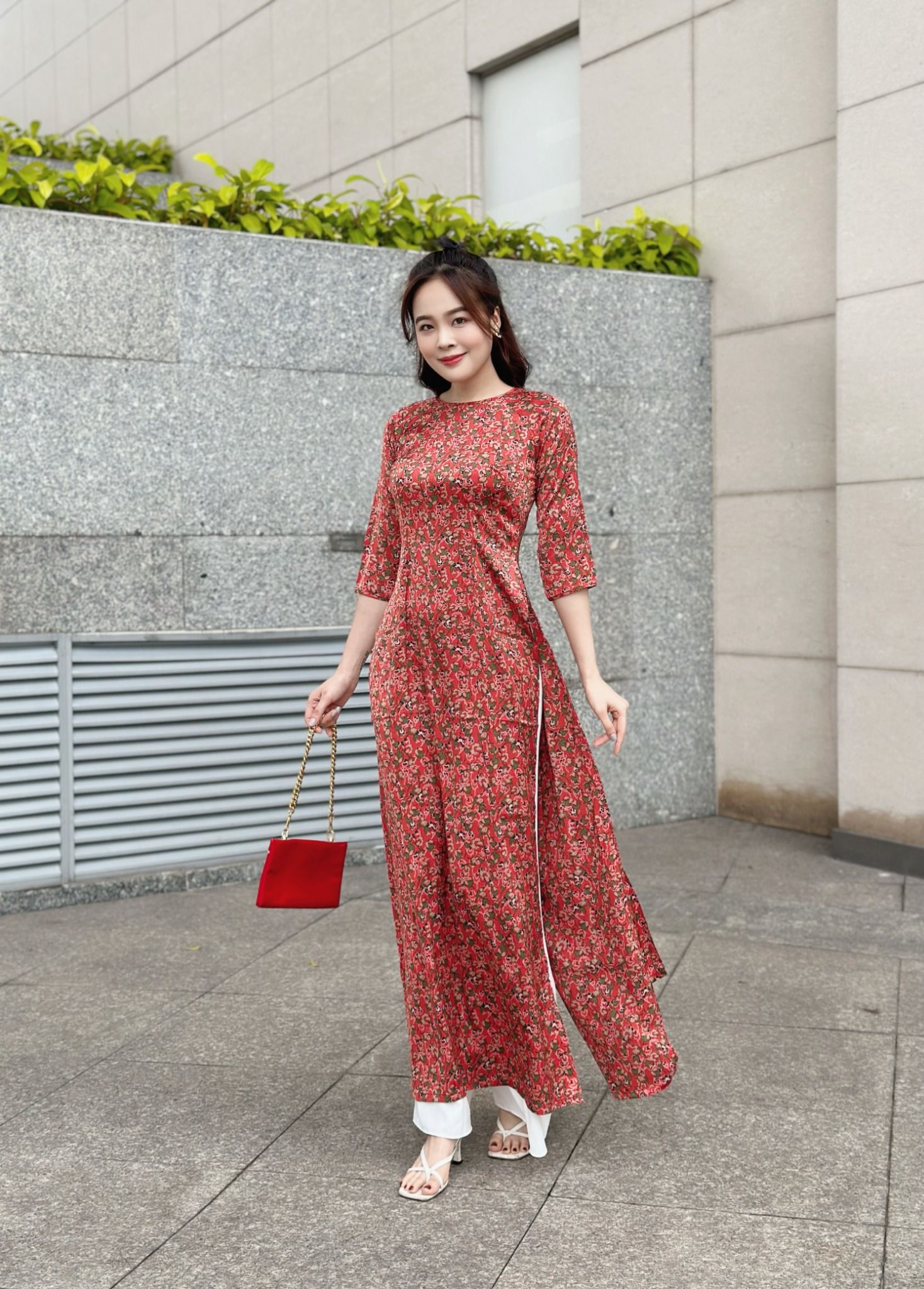 VERCHINI - Áo dài thời trang QANN010