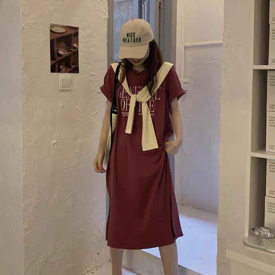 VERCHINI - Đầm xuông bigsize dáng dài  DVN001-02