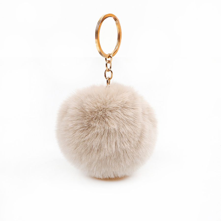 VERCHINI - Móc khóa cục bông mềm mại nhiều màu sắc