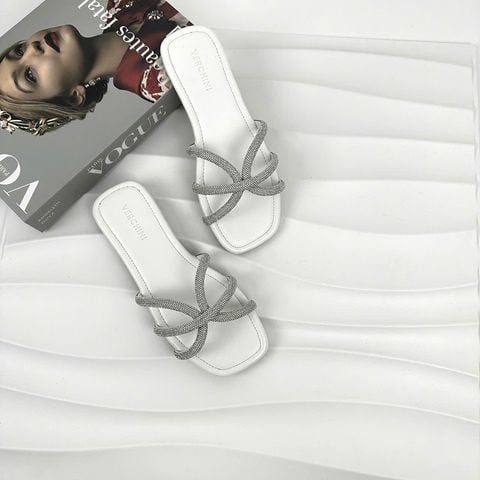 VERCHINI - Dép nữ đế bệt quai mềm GDV001-001