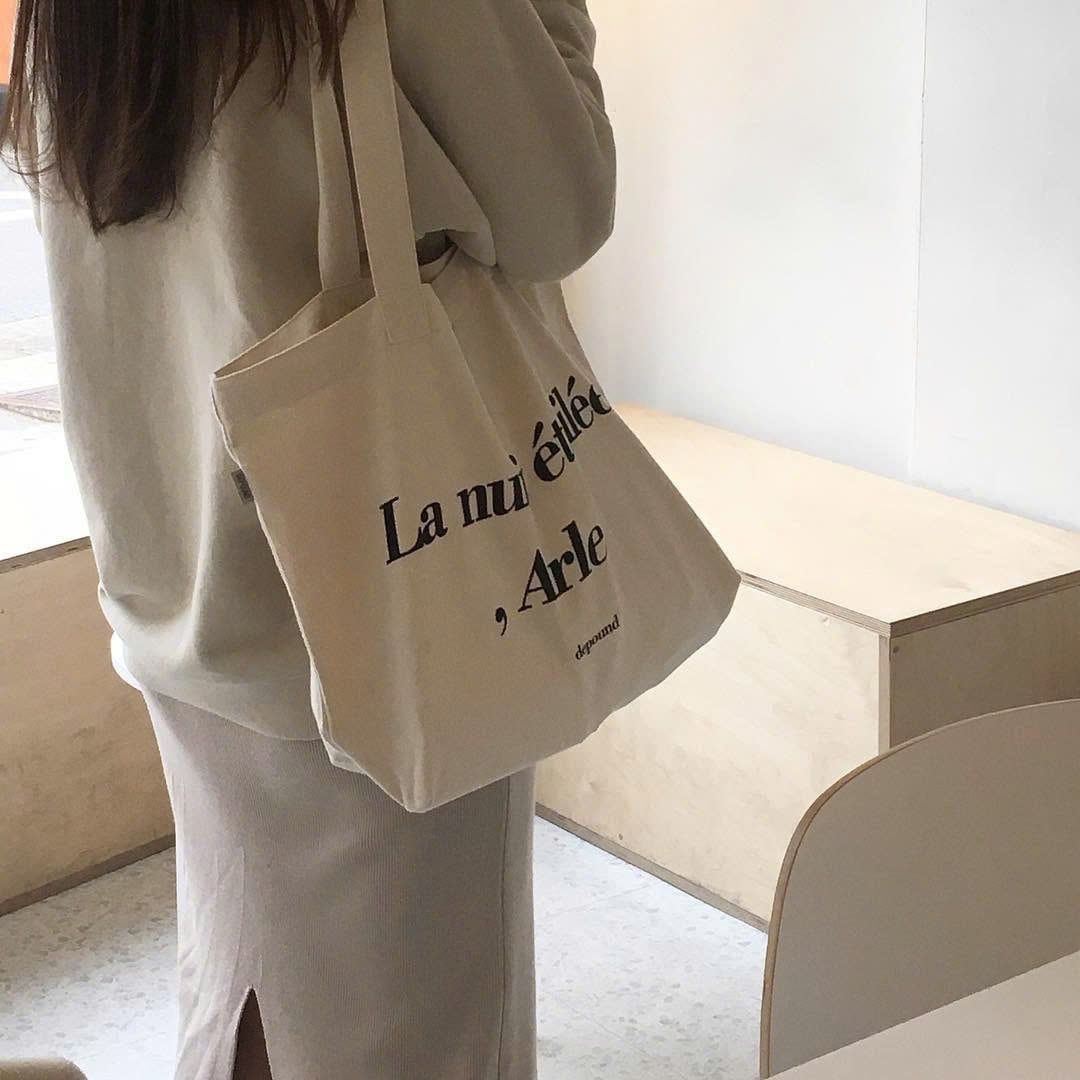 VERCHINI - Túi tote vải CANVAS - TXN003