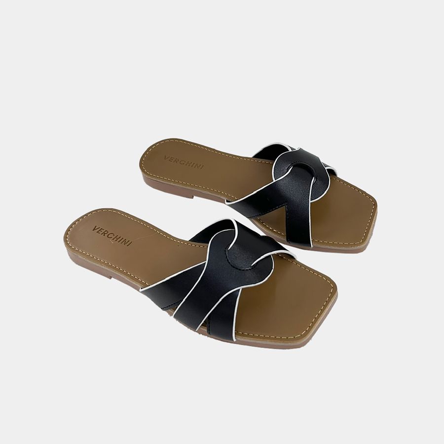 VERCHINI - Dép nữ đế bệt quai mềm GDMC001