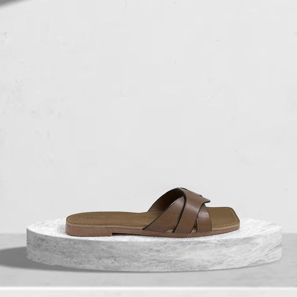 VERCHINI - Dép nữ đế bệt quai mềm GDMC001