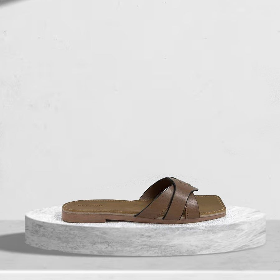 VERCHINI - Dép nữ đế bệt quai mềm GDMC001