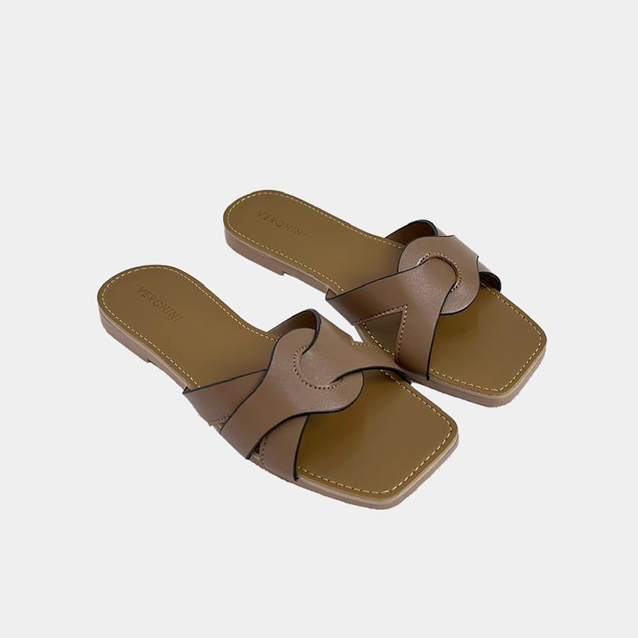 VERCHINI - Dép nữ đế bệt quai mềm GDMC001