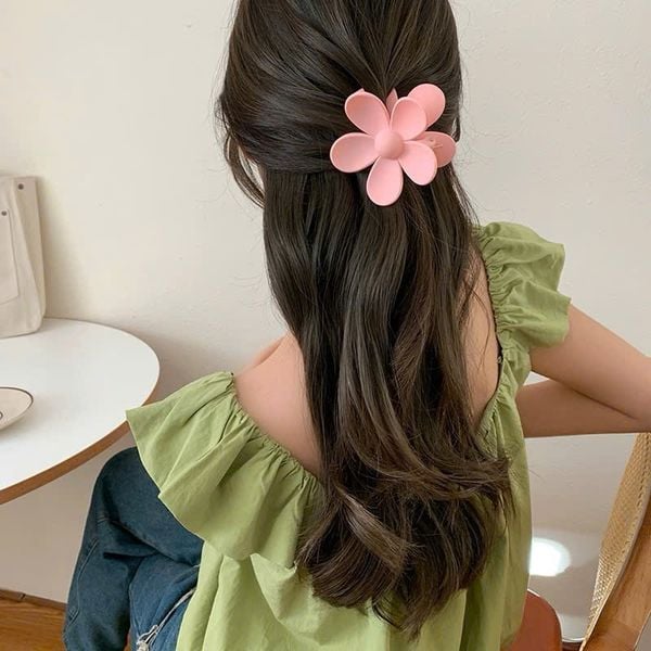 VERCHINI - Kẹp Tóc Càng Cua Hình Hoa Lớn PKBH035