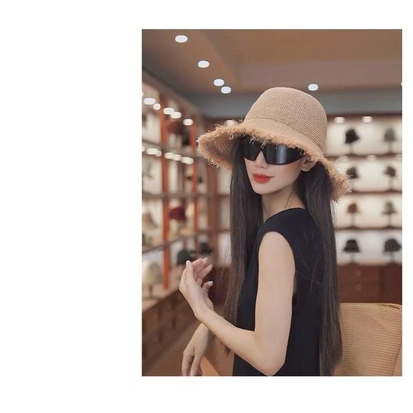 VERCHINI - Mũ cói thời trang đi biển PKBH036