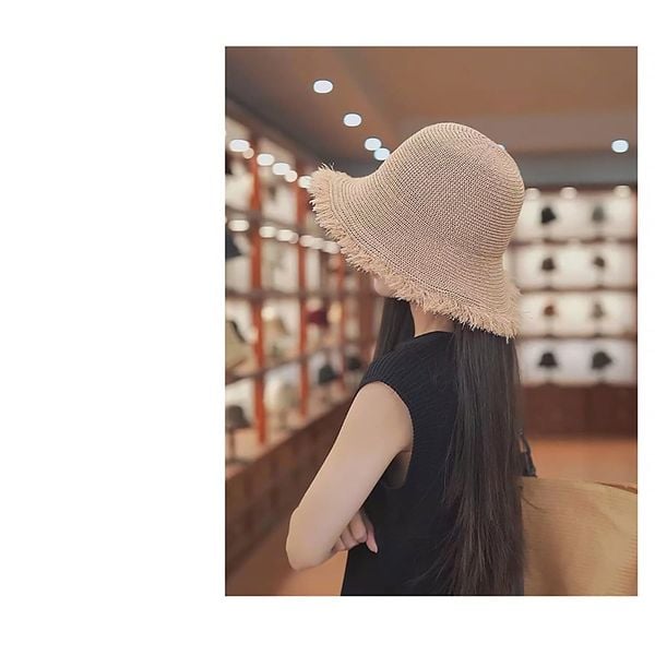 VERCHINI - Mũ cói thời trang đi biển PKBH036