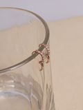  14K Cubic hoop earring (3 size) 