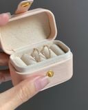  14K Perfect Inside Out ring earrings 
