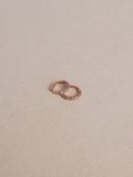  14K Cubic hoop earring (3 size) 