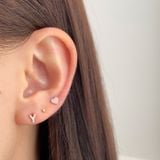  14K Color Heart piercing 