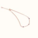 14K Blue cubic flower bracelet 