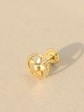  14K Maison Flower labret piercing 