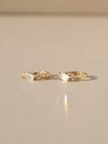 14K Lije Baguette Cubic mini huggie 
