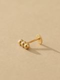  14K Ball Stick labret piercing 