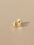  14K Convex Heart labret piercing 