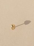  14K Convex Heart labret piercing 