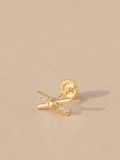  14K Uni Shining labret piercing 