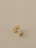  14K Bloom labret piercing 