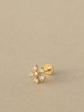  14K Bloom labret piercing 