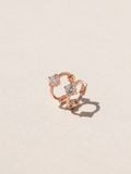  14K Petite Cubic mini huggie 