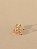  14K Monera mini huggie 