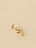  14K Mini Heart Star Clover labret piercing 