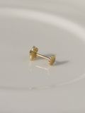  14K Gold Flower labret piercing 