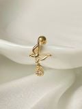 14K Bling butterfly piercing 