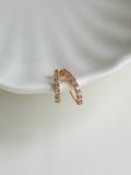  14K Cubic hoop earring (3 size) 