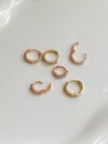  14K Cubic hoop earring (3 size) 
