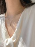  14K Layered Double chain Necklace 