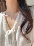  14K Layered Double chain Necklace 