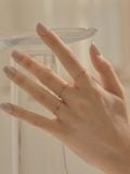  14K Royal Blue Diamond Ring 