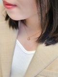  14K Double Heart Necklace 