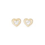  14K Heart cubic piercing 