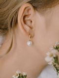  14K Pearl Drop earrings (2 size) 