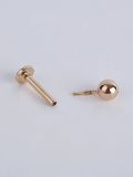  14K Round Ball Internal flatback 