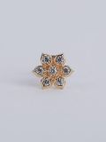  14K Vibrant Flower Internal flatback 
