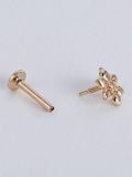  14K Vibrant Flower Internal flatback 