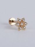  14K Vibrant Flower Internal flatback 