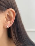  14K Butterfly Shining labret piercing 