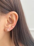  14K Butterfly Shining labret piercing 
