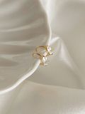  14K Crystal Drop One-touch 