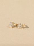 14K Lucia Shining Cubic mini huggie 