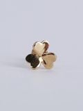  14K Leaf Clover Internal flatback 
